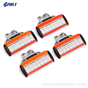 Flexible Razor Blades 5 Blade Razor Cartridges